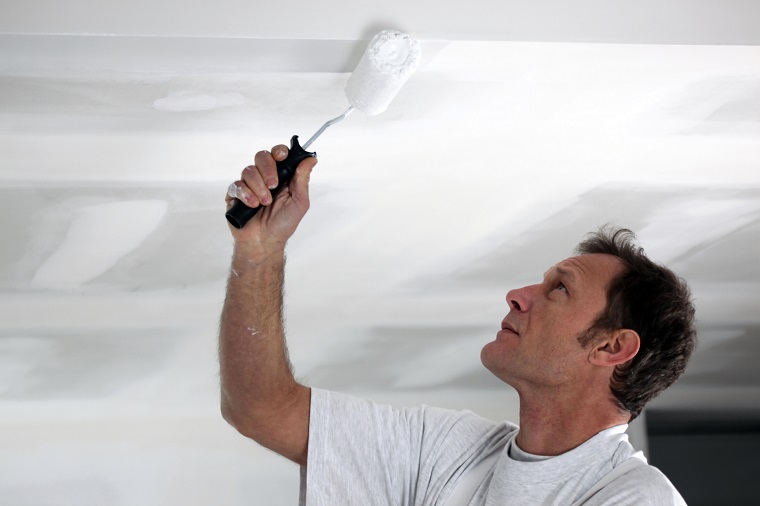 Painting the ceiling